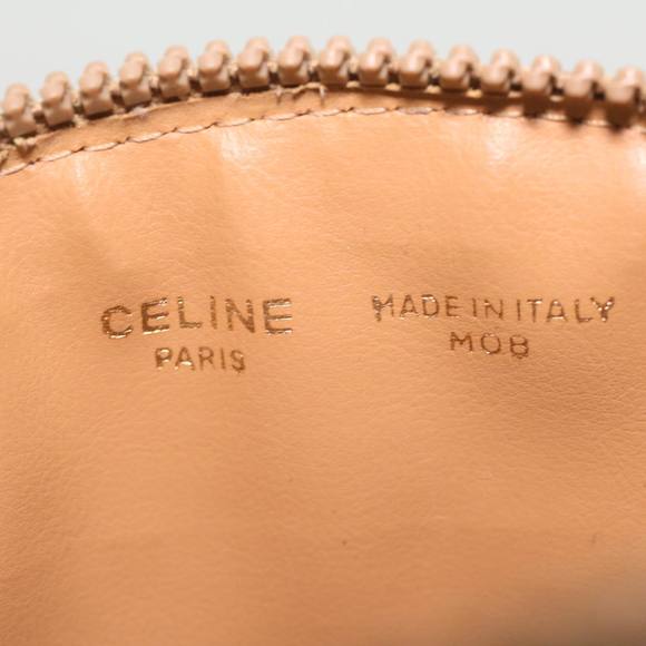 CELINE Macadam Canvas Pouch PVC Leather Brown Auth bs4236K - Picture 12 of 16